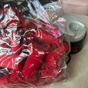 Caruso Red Hair Rollers Set